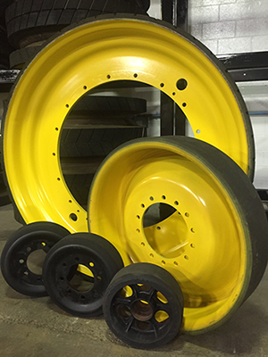 Photo of driver/idler/mid rollers