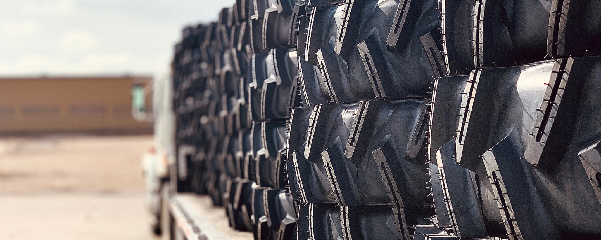 Close-up of tires