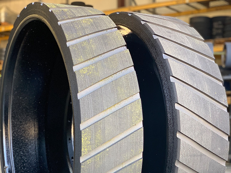 Photo of resurfaced tires